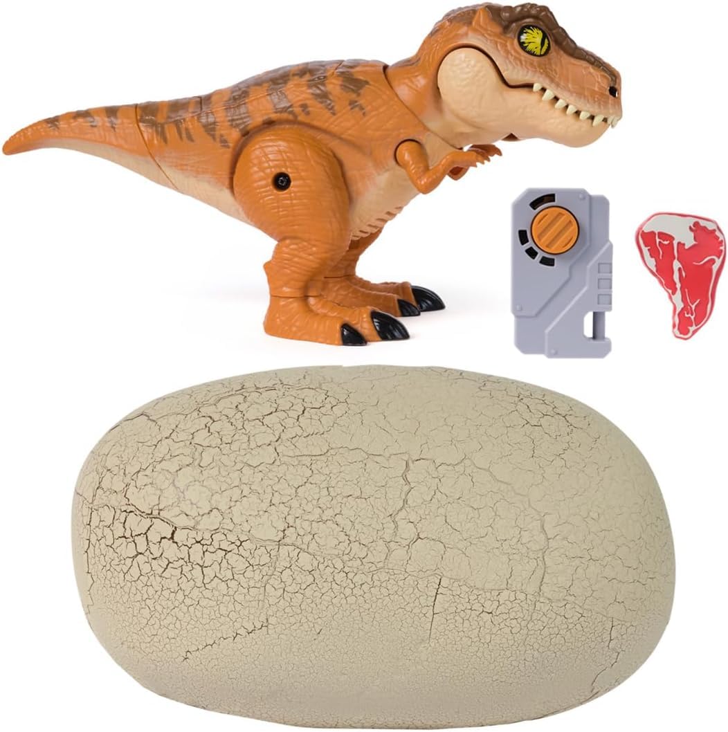 Amazon.co.jp: ウーモ ジュラシック T-レックスエッグ, 恐竜育成玩具